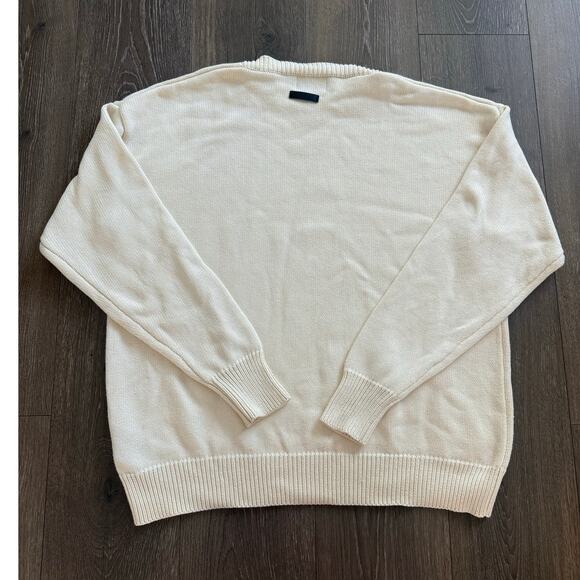 Fear of God 7th‎ Collection Overlapped Boat Neck Voluminous Sweater Medium Fall - Picture 5 of 12